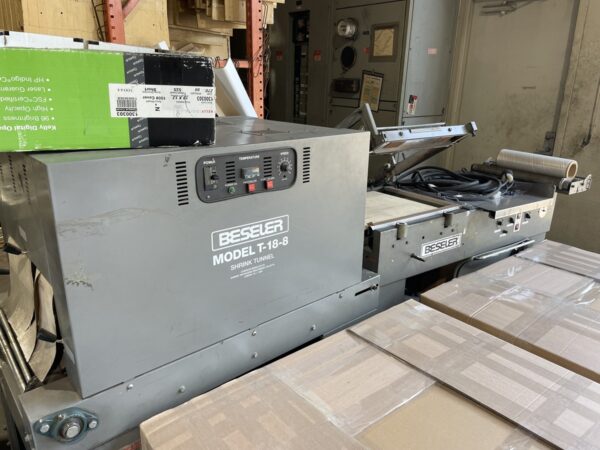 2016 MB-SL Beseler Model T-18-8 Shrink Tunnel and Wrapper - Image 2